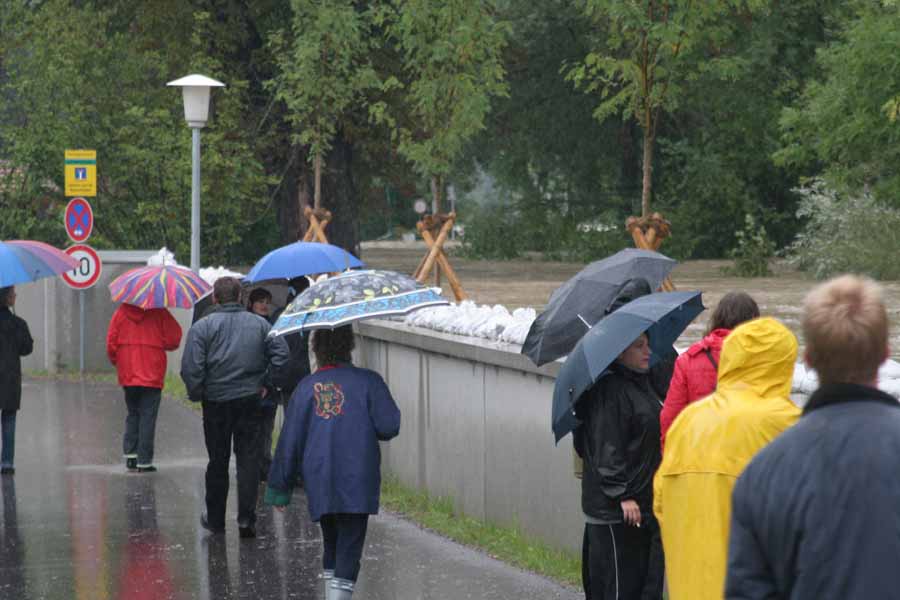 Hochwasser 22. und 23.August 2005 im Allgäu / 5 hundertjähriges in Kempten mit Rekord 6,41 m