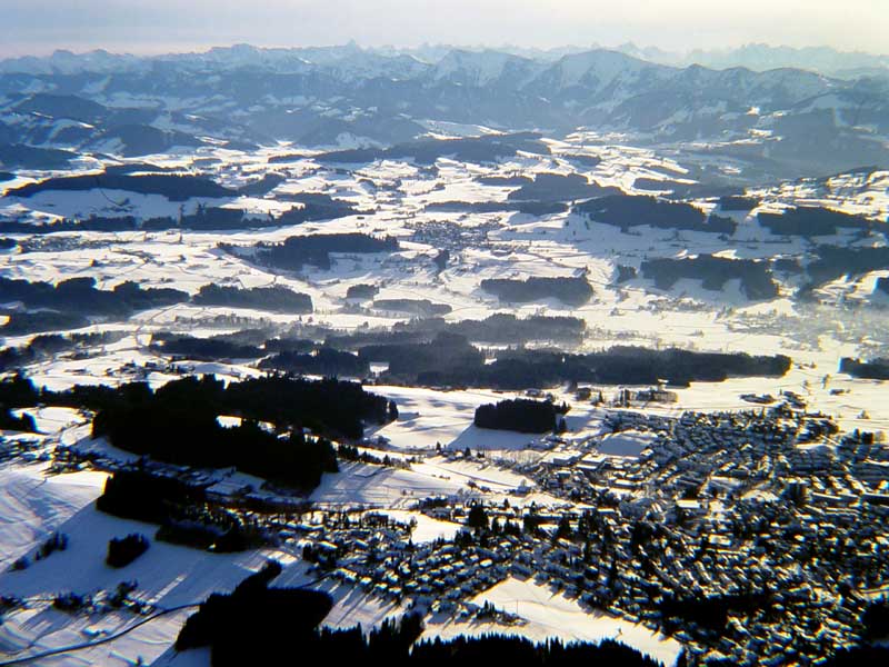 winterAllgaeuer Alpen lindenberg und hochgrat