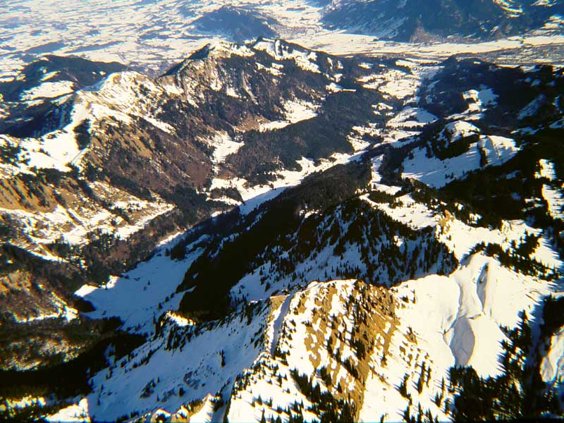 Gunzesrieder Tal mit Blick auf das Illertal