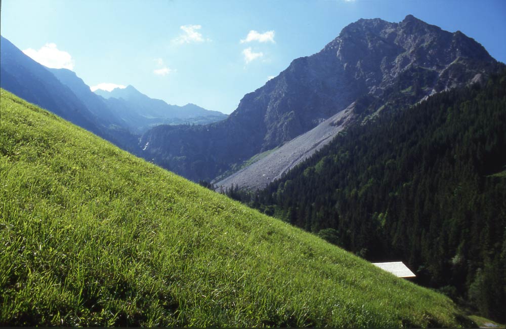 Rubihorn / Blick von der Gaisalpe auf das Rubihorn