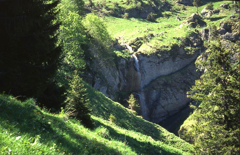 Rubihorn / Abfluss des unteren Gaisalpsees