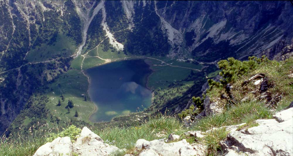 Rubihorn / Ausblick vom letzten Anstieg zum Rubihorn