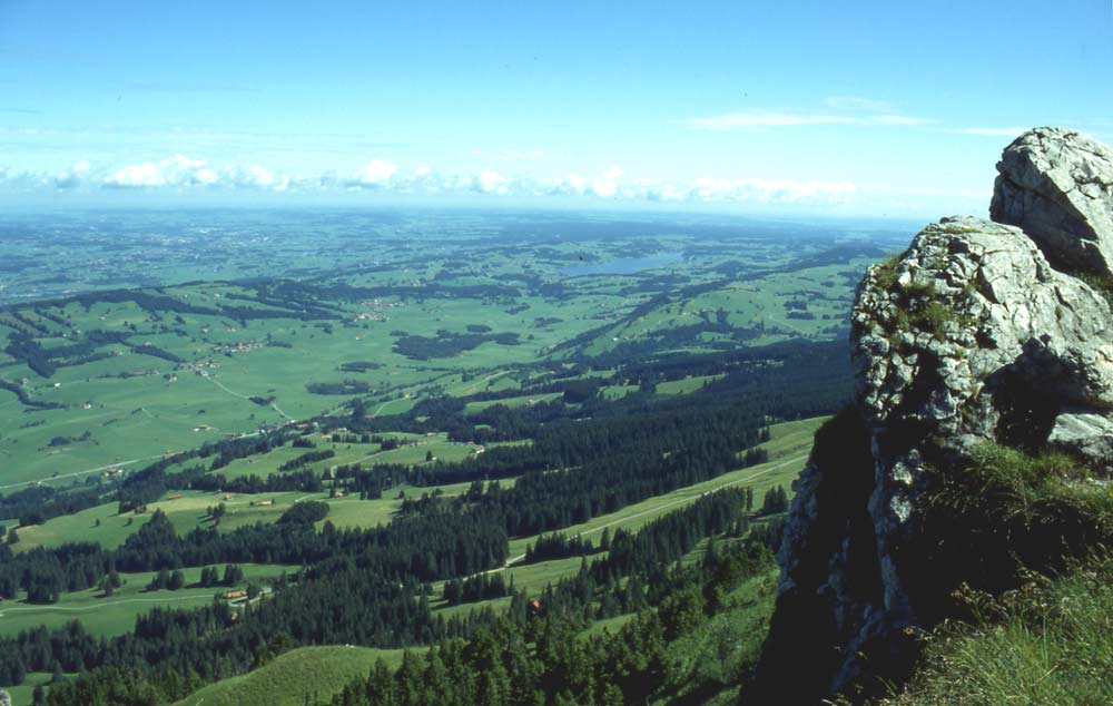 Sommer im Allgäu / vom Hochgrat auf den Grossen Alpsee