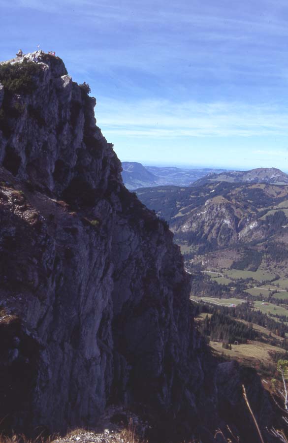 Sommer im Allgäu / Iseler mit Blick auf  Oberjoch Pass