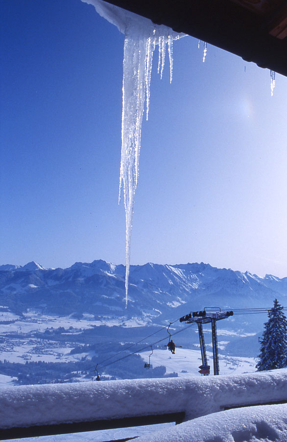 Winter im Allgäu / im Hörnerbahn Skigebiet