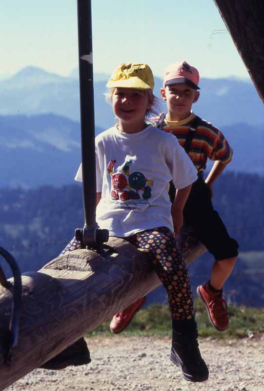 Hochgratbahn / Alpiner Kinderspielplatz an der Bergstation