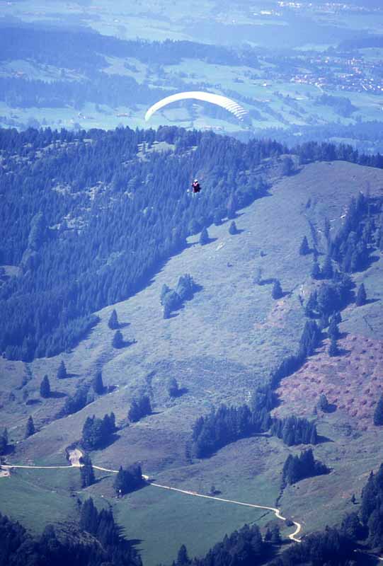 Hochgratbahn / Obergelchenwang Alp und Leiterberg (Richtung Südost)