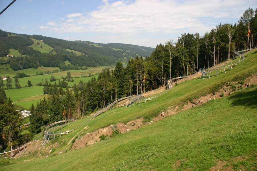 gerodete Stücke in der Alpsee Bergwelt