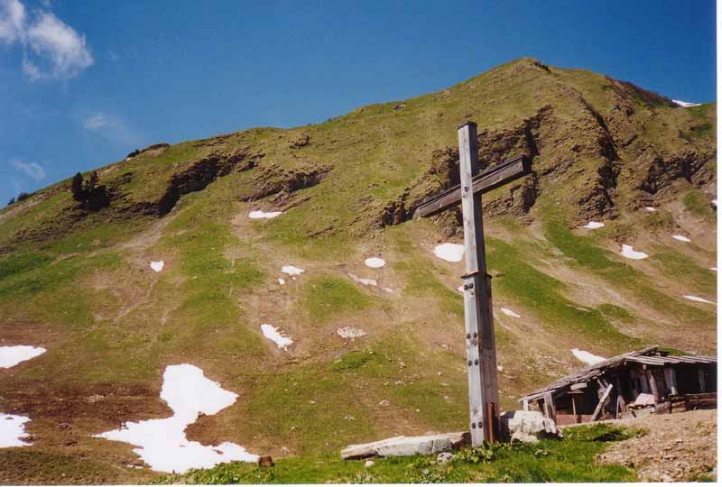 Almkreuz an der Schlappoldalpe