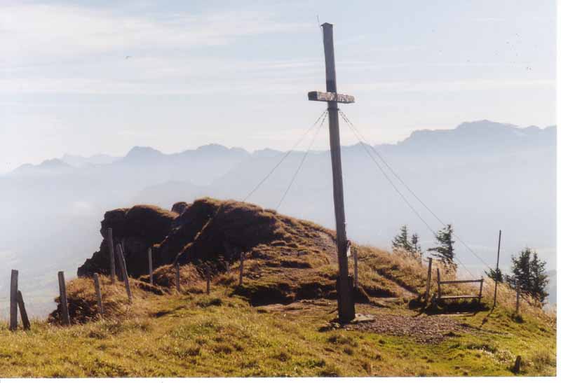 Gipfelkreuz am Bleicher Horn