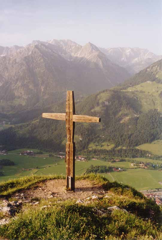 Gipfelkreuz am Hirschberg