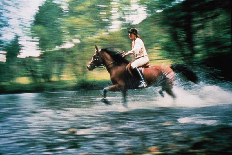Reiten durch die Iller