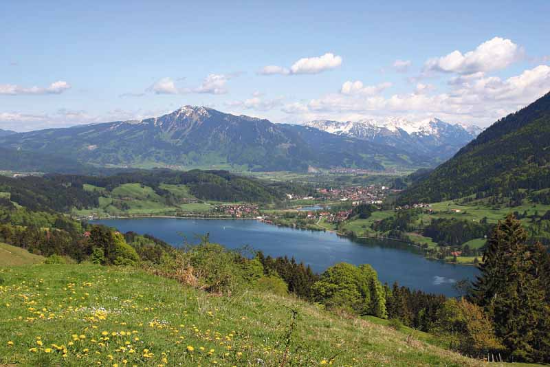 Immenstadt / Großer Alpsee und Grünten
