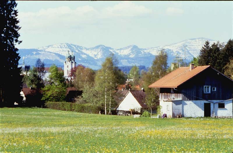 Kirchtuerme und Hochgrat