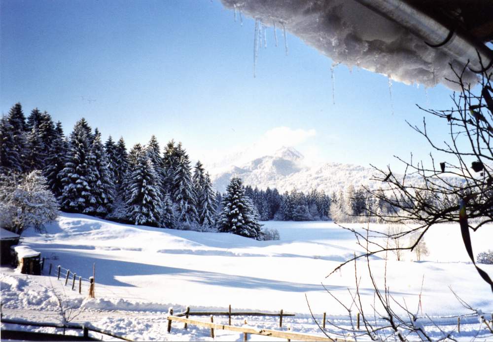Winter in Oberstdorf / Blick zum Söllereck