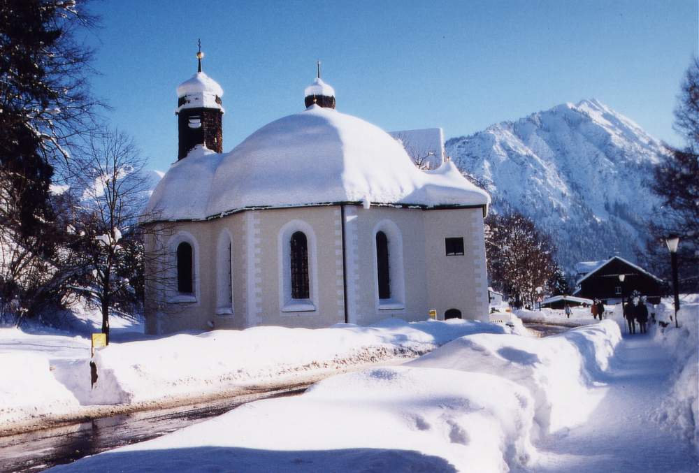 Winter in Oberstdorf / Die Lorettokapelle St. Maria