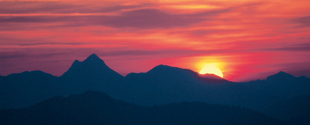 Panorama / Sonnenuntergang