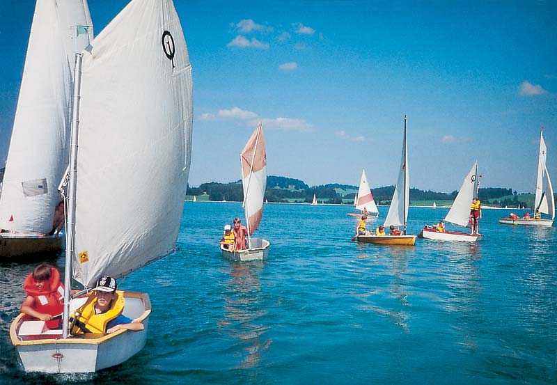 Segeln auf dem Forggensee