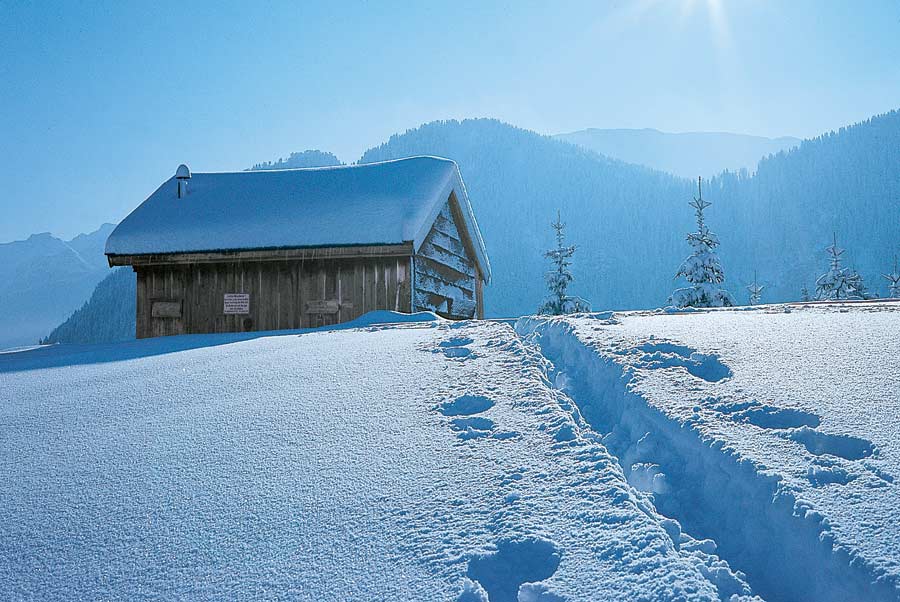 Winterlandschaft im Südlichen Allgäu